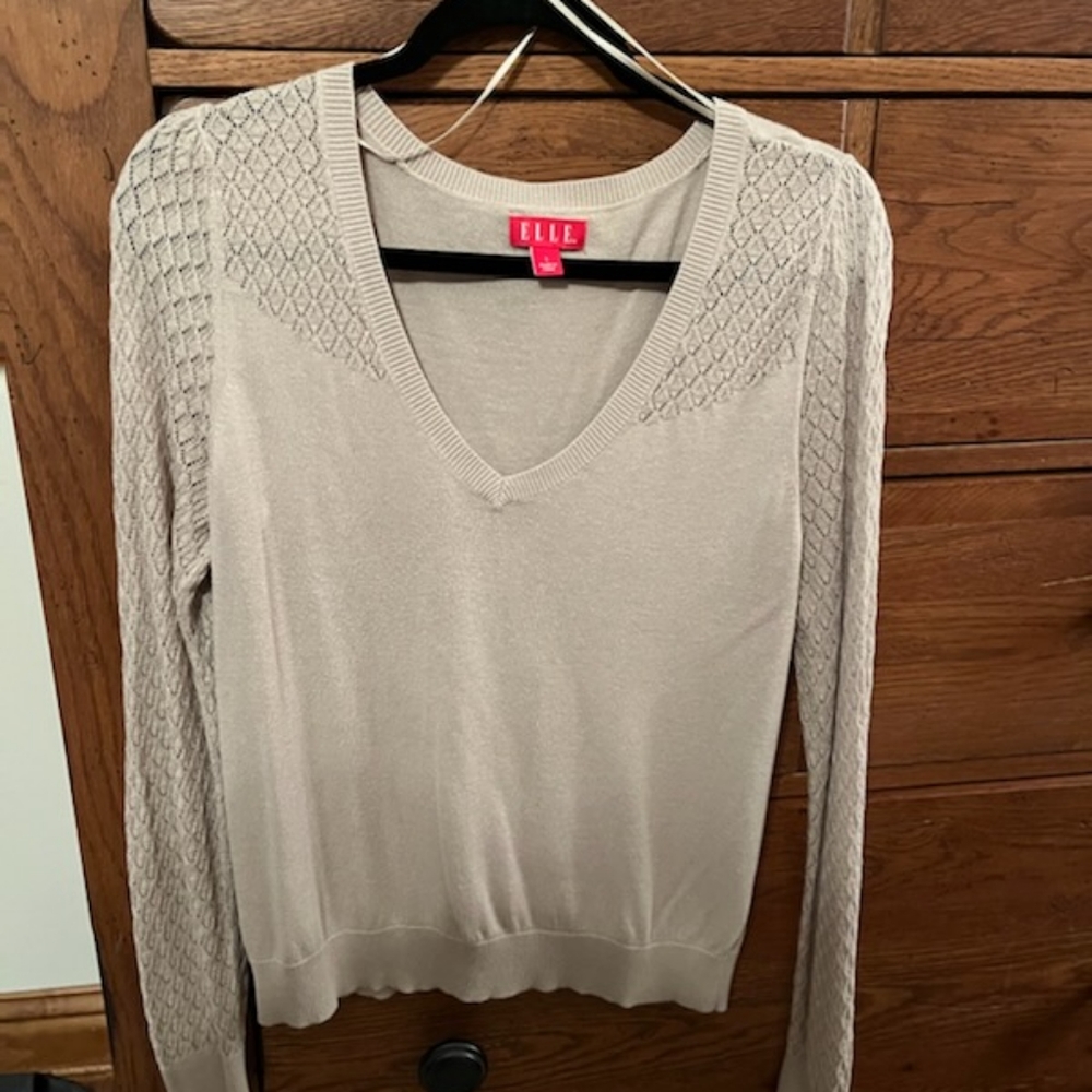 Elle Cream Sweater (L)